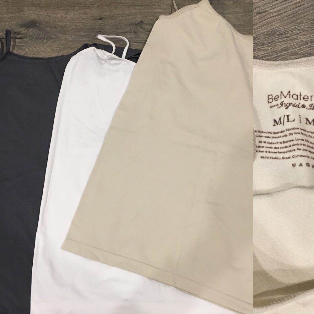 Bundle of 3 maternity tank tops